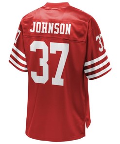 Jimmy Johnson San Francisco 49ers Nfl Pro Line Retired Player Jersey - Red - Robokeg