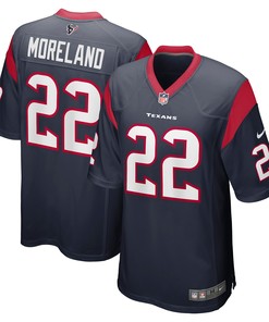 Jimmy Moreland Houston Texans Game Jersey - Navy Nfl - Robokeg