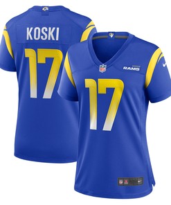 J.j. Koski Los Angeles Rams Womens Game Player Jersey - Royal Nfl - Robokeg