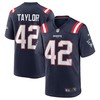 J.j. Taylor New England Patriots Team Game Jersey - Navy Nfl - Robokeg