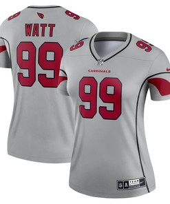 J.j. Watt Arizona Cardinals Womens Inverted Legend Jersey - Gray Nfl - Robokeg