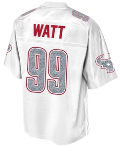 J.j. Watt Houston Texans Nfl Pro Line White Out Fashion Jersey - White - Robokeg