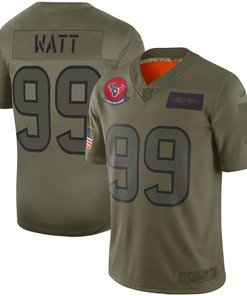 J.j. Watt Houston Texans Nike Youth 2019 Salute To Service Game Jersey - Olive - Robokeg