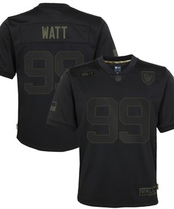J.j. Watt Houston Texans Youth 2020 Salute To Service Game Jersey - Black - Robokeg