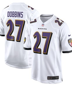 J.k. Dobbins Baltimore Ravens Game Jersey - White Nfl - Robokeg