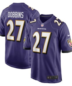 J.k. Dobbins Baltimore Ravens Game Team Jersey - Purple Nfl - Robokeg