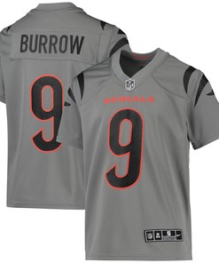Joe Burrow Cincinnati Bengals Inverted Team Game Jersey - Gray Nfl - Robokeg