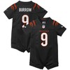 Joe Burrow Cincinnati Bengals Newborn & Infant Game Romper Jersey - Black Nfl - Robokeg