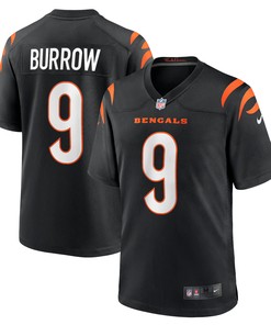 Joe Burrow Cincinnati Bengals Player Game Jersey - Black Nfl - Robokeg