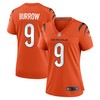 Joe Burrow Cincinnati Bengals Womens Game Jersey - Orange Nfl - Robokeg