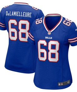 Joe Delamielleure Buffalo Bills Womens Game Retired Player Jersey - Royal Nfl - Robokeg