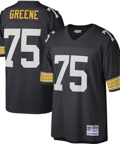 Joe Greene Pittsburgh Steelers Mitchell And Ness Legacy Replica Jersey Black Nfl - Robokeg