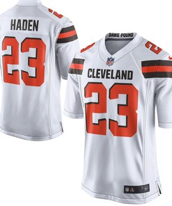 Joe Haden Cleveland Browns Nike Game Jersey - White - Robokeg