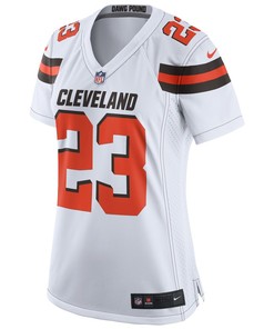 Joe Haden Cleveland Browns Nike Womens Game Jersey - White - Robokeg
