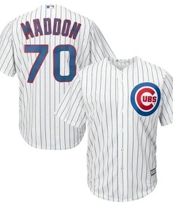 Joe Maddon Chicago Cubs Cool Base Player Jersey - White - Robokeg
