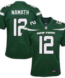 Joe Namath New York Jets Game Jersey - Gotham Green Nfl - Robokeg