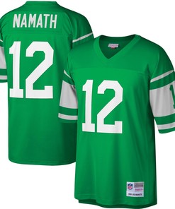 Joe Namath New York Jets Mitchell And Ness Legacy Replica Jersey Kelly Green Nfl - Robokeg