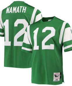 Joe Namath New York Jets Mitchell & Ness Authentic Retired Player Jersey - Green Nfl - Robokeg