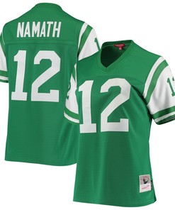 Joe Namath New York Jets Mitchell & Ness Womens 1969 Legacy Replica Jersey - Green Nfl - Robokeg