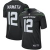 Joe Namath New York Jets Nike Retired Player Game Jersey - Stealth Black - Robokeg