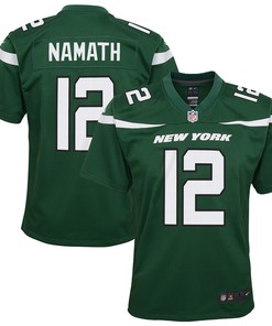 Joe Namath New York Jets Nike Youth Game Jersey - Gotham Green - Robokeg
