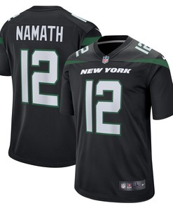 Joe Namath New York Jets Retired Player Jersey - Black Nfl - Robokeg