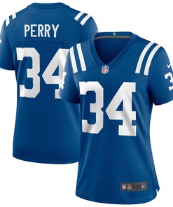 Joe Perry Indianapolis Colts Womens Game Retired Player Jersey - Royal Nfl - Robokeg