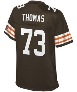 Joe Thomas Cleveland Browns Nfl Pro Line Womens Historic Logo Player Jersey - Brown - Robokeg