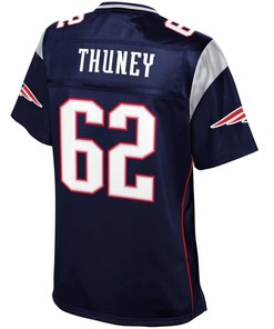 Joe Thuney New England Patriots Nfl Pro Line Womens Player Jersey - Navy - Robokeg