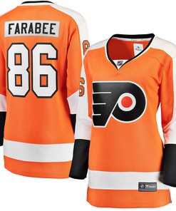 Joel Farabee Philadelphia Flyers Fanatics Branded Womens Home Breakaway Player Jersey - Orange Nhl - Robokeg