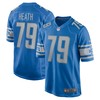 Joel Heath Detroit Lions Game Jersey - Blue Nfl - Robokeg