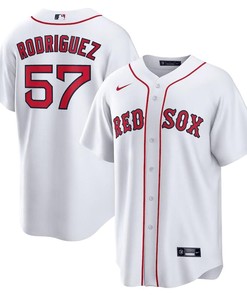 Joely Rodríguez 57 Boston Red Sox Home Men Jersey - White - Robokeg