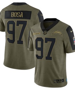 Joey Bosa Los Angeles Chargers 2021 Salute To Service Limited Player Jersey - Olive Nfl - Robokeg