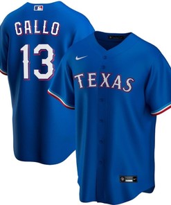 Joey Gallo #13 Texas Rangers 2020 Mlb Arrival 2020 Mlb Blue Jersey - Robokeg