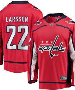 Johan Larsson Washington Capitals Fanatics Branded Home Breakaway Player Jersey - Red Nhl - Robokeg