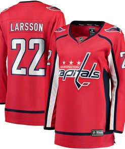 Johan Larsson Washington Capitals Womens Fanatics Branded Home Breakaway Player Jersey - Red Nhl - Robokeg