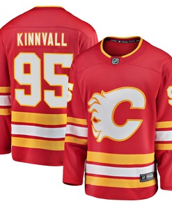 Johannes Kinnvall Calgary Flames Fanatics Branded Home Breakaway Player Jersey - Red Nhl - Robokeg