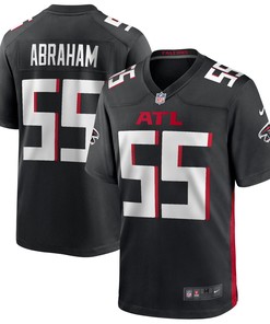 John Abraham Atlanta Falcons Game Retired Player Jersey - Black Nfl - Robokeg