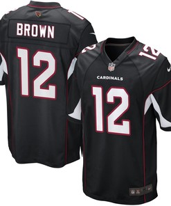 John Brown Arizona Cardinals Nike Game Jersey - Black - Robokeg