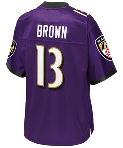 John Brown Baltimore Ravens Nfl Pro Line Player Jersey - Purple - Robokeg