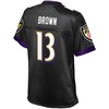 John Brown Baltimore Ravens Nfl Pro Line Womens Alternate Player Jersey - Black - Robokeg