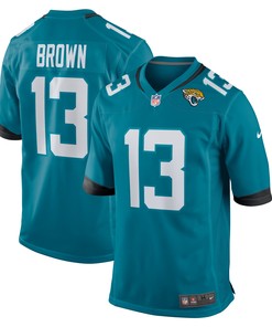 John Brown Jacksonville Jaguars Game Jersey - Teal Nfl - Robokeg