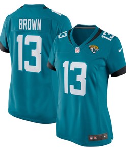 John Brown Jacksonville Jaguars Womens Game Jersey - Teal Nfl - Robokeg