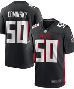 John Cominsky Atlanta Falcons Game Jersey - Black Nfl - Robokeg