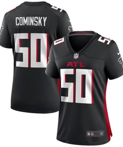 John Cominsky Atlanta Falcons Womens Game Jersey - Black Nfl - Robokeg