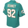 John Denney Miami Dolphins Nfl Pro Line Team Player Jersey - Aqua - Robokeg