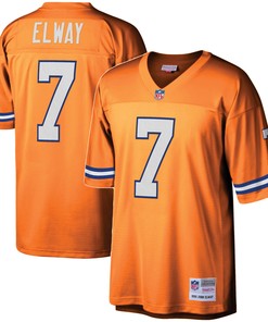 John Elway Denver Broncos Mitchell & Ness 1990 Legacy Retired Player Jersey - Orange Nfl - Robokeg