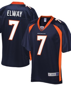 John Elway Denver Broncos Nfl Pro Line Replica Retired Player Jersey - Navy - Robokeg