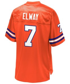 John Elway Denver Broncos Nfl Pro Line Retired Player Jersey - Orange - Robokeg