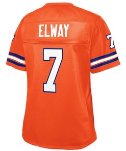 John Elway Denver Broncos Nfl Pro Line Womens Retired Player Jersey - Orange - Robokeg